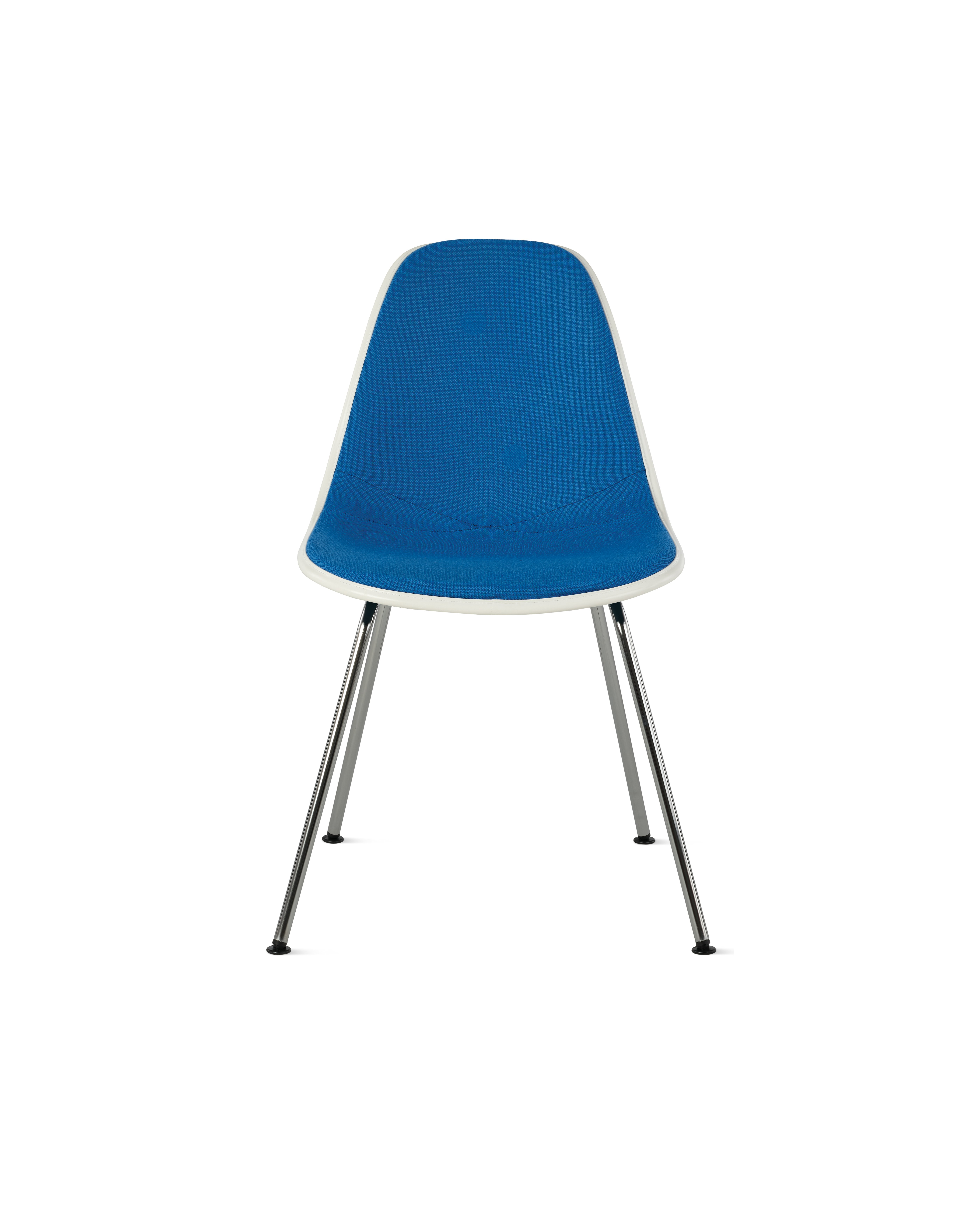 Eames Upholstered Molded Plastic Side Chair