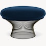 Platner Ottoman - Metallic Bronze,  Knoll Velvet,  Aviator