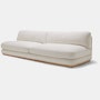 Stack 3.5 Seater Sofa - 112',  Hyams,  Sable