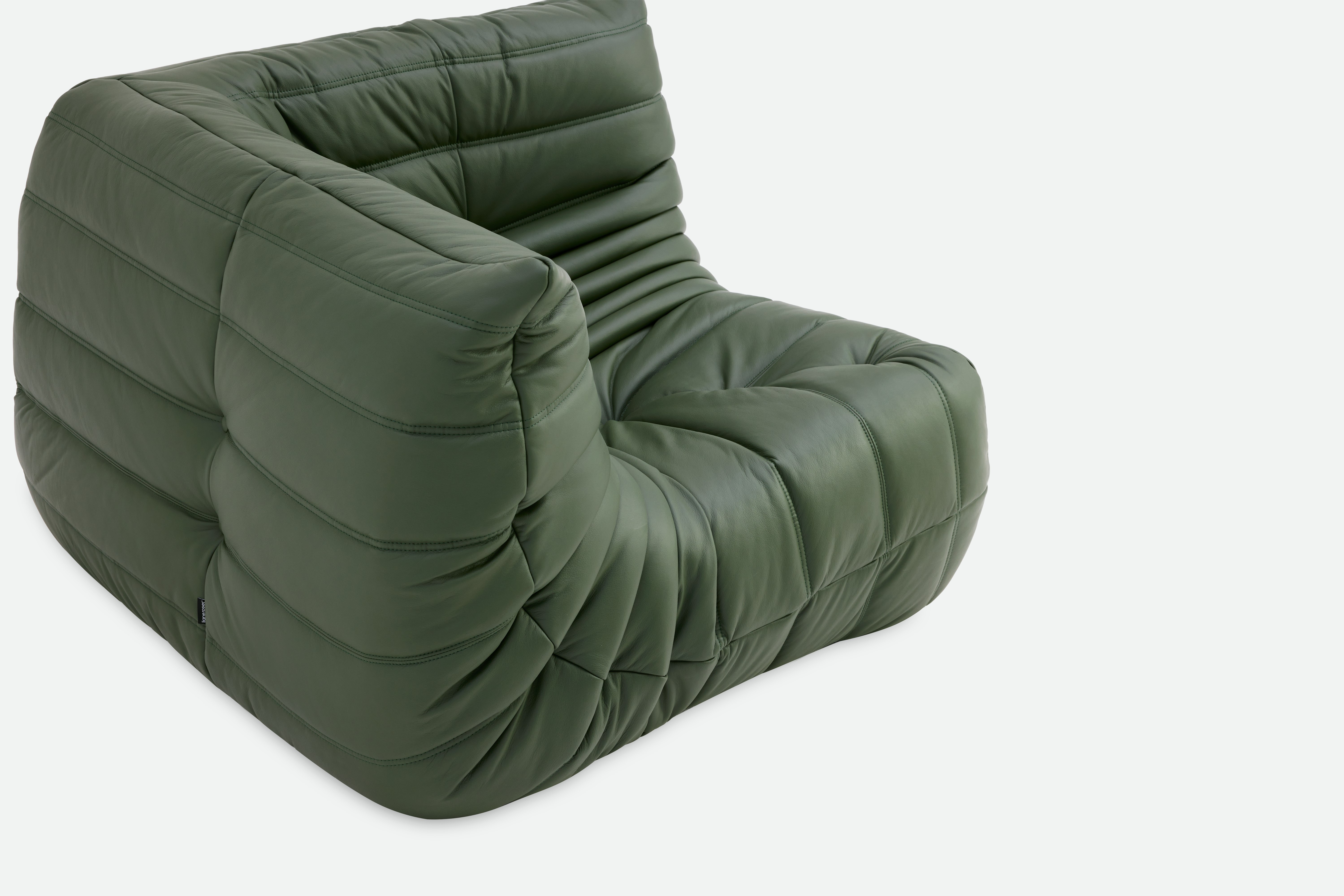 TOGO Corner Seat - Opera Leather,  olive