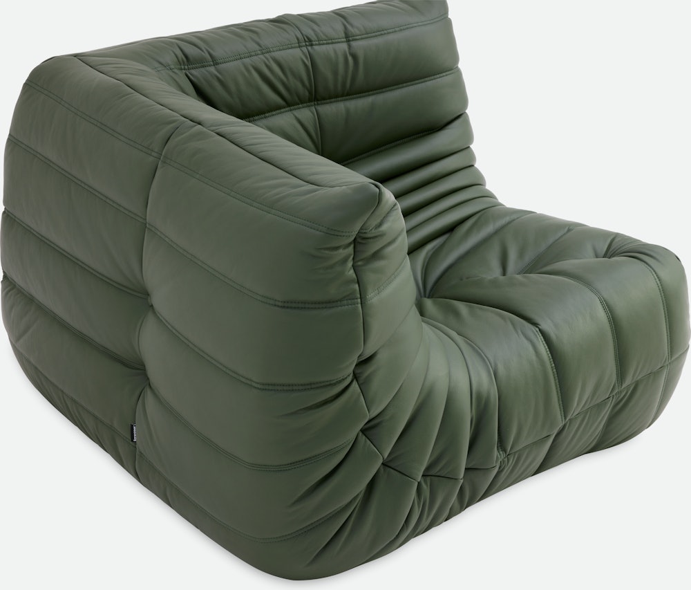 TOGO Corner Seat - Opera Leather,  olive