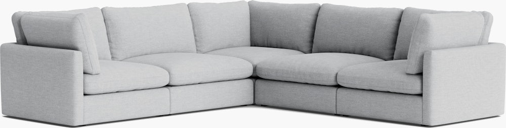 Hackney Lounge Compact Corner Sectional - Mode, 002 Intaglio