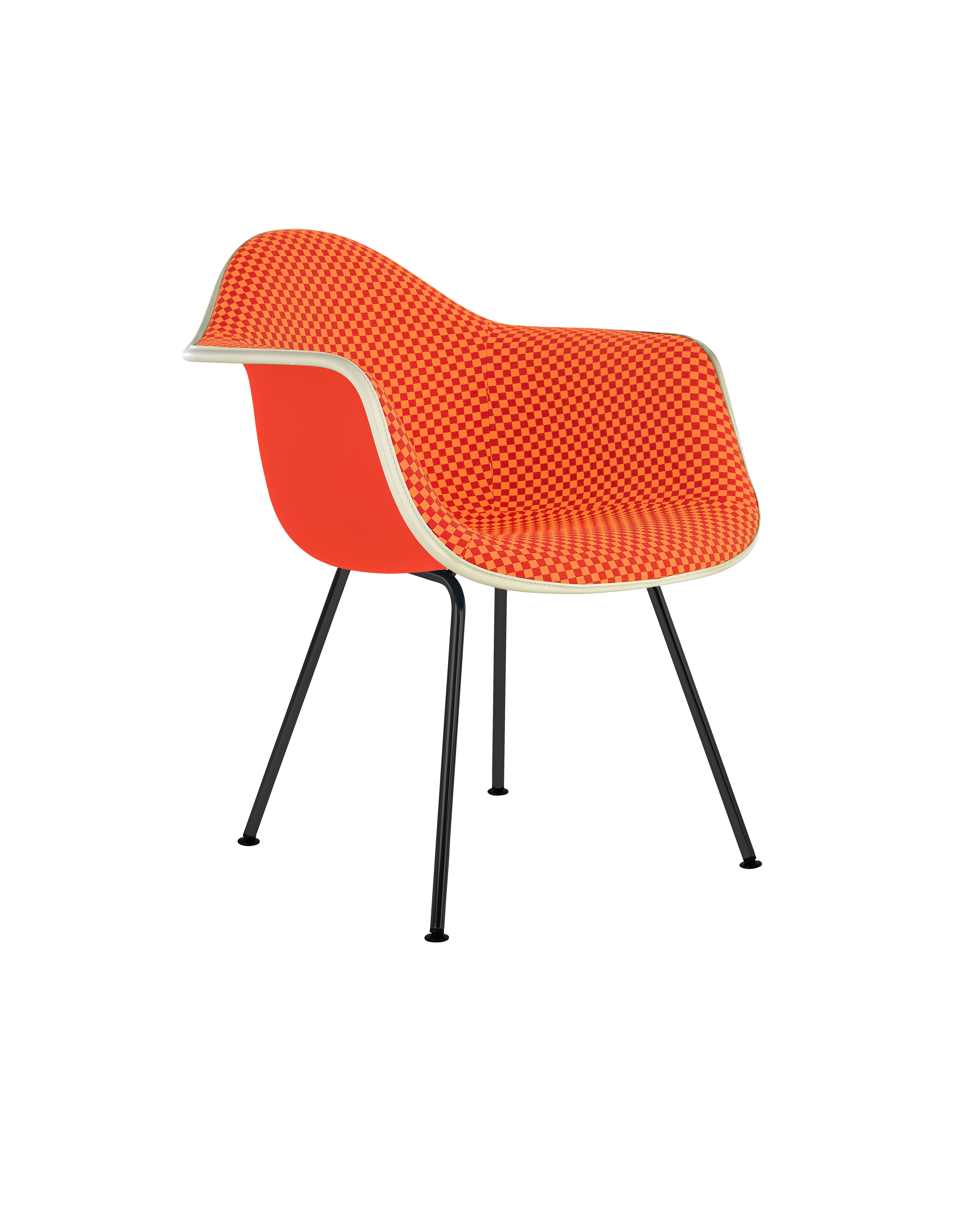 Eames Upholstered Molded Plastic Armchair