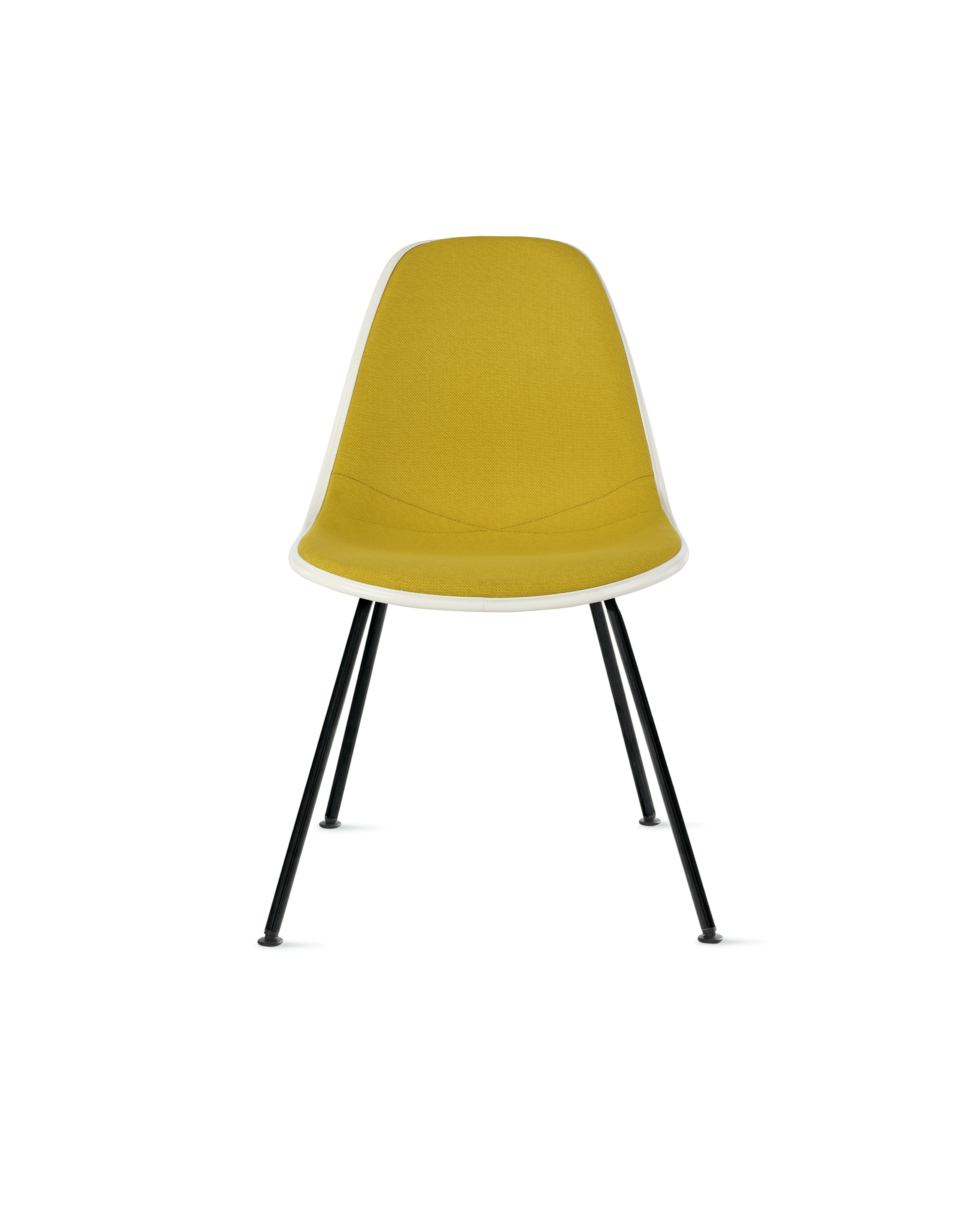 Eames Upholstered Molded Plastic Side Chair