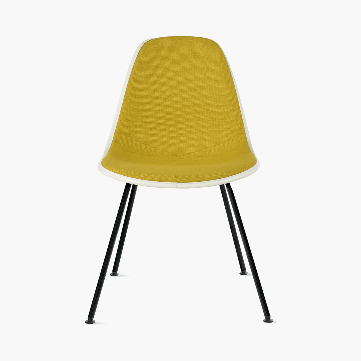 Eames Upholstered Molded Plastic Side Chair Eames Upholstered Molded Plastic Side Chair