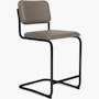 Cesca Fully Upholstered Stool  Cesca Upholstered Counter Height Stool