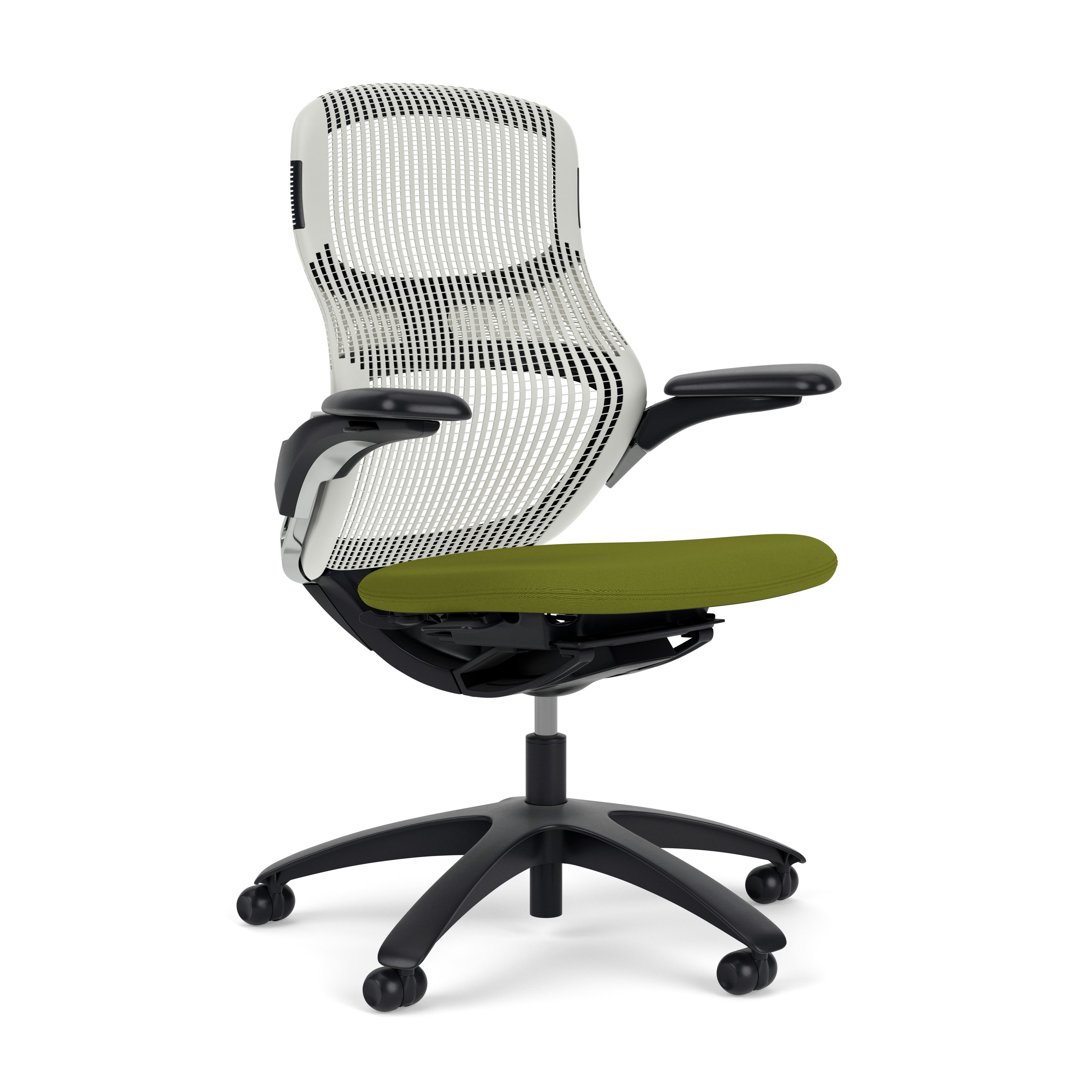 Generation Chair - Dark, High Performance, Meteor, Generation, Lemongrass, Plastic Standard, Hard Wheel