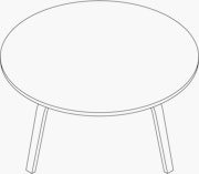 Eames Molded Plywood Coffee Table