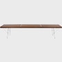 Nelson Platform Bench Walnut