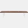 Nelson Platform Bench Walnut