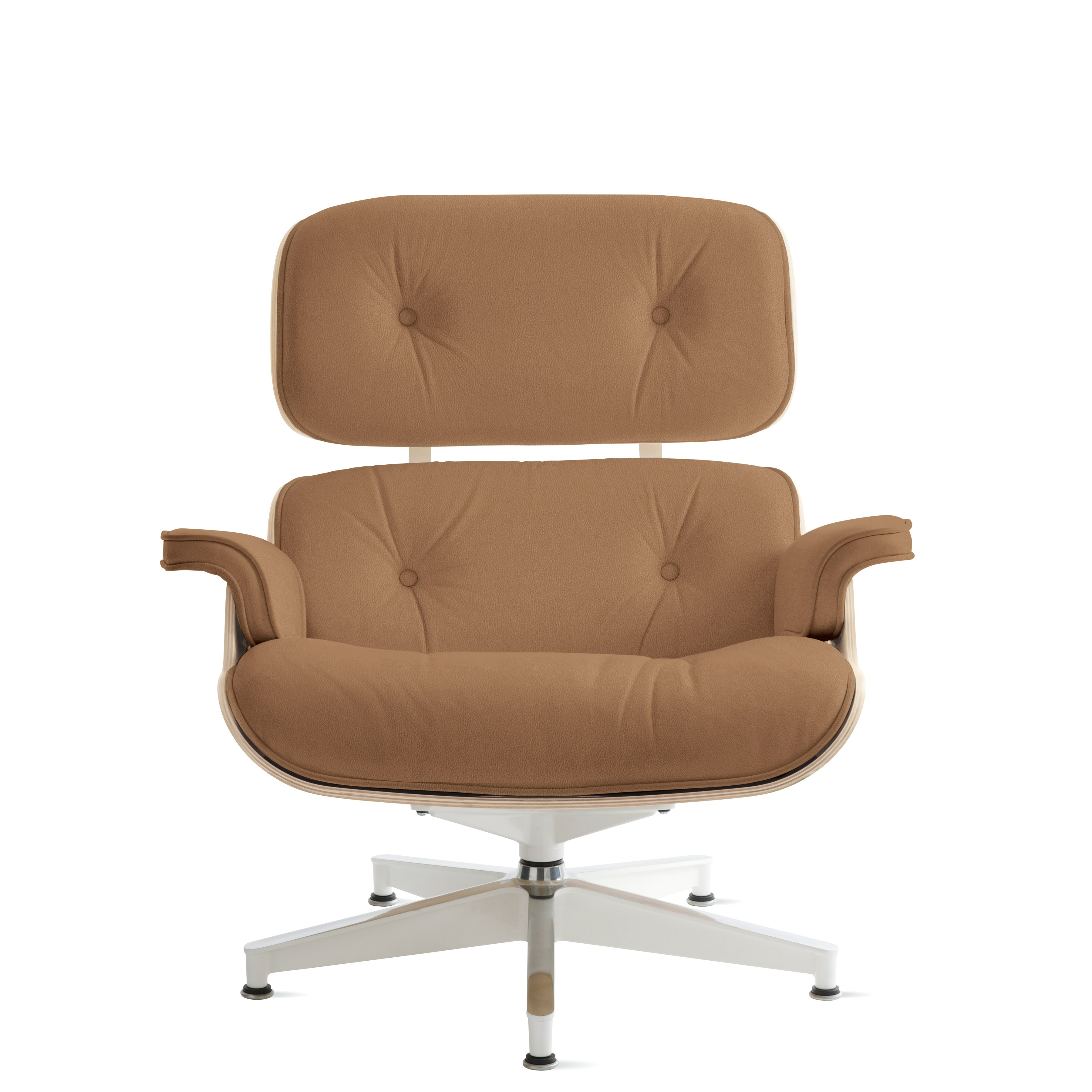 Eames Lounge Chair in Prone and Stow leathers