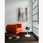 D'Urso Swivel Lounge Chair