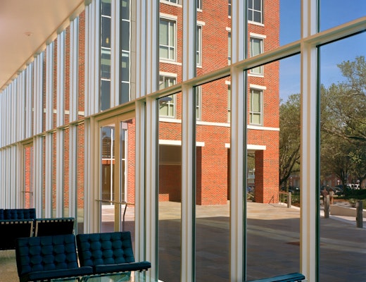 Barcelona Chairs Mies van der Rohe Barcelona Lounge Chair with Glass Metal Table