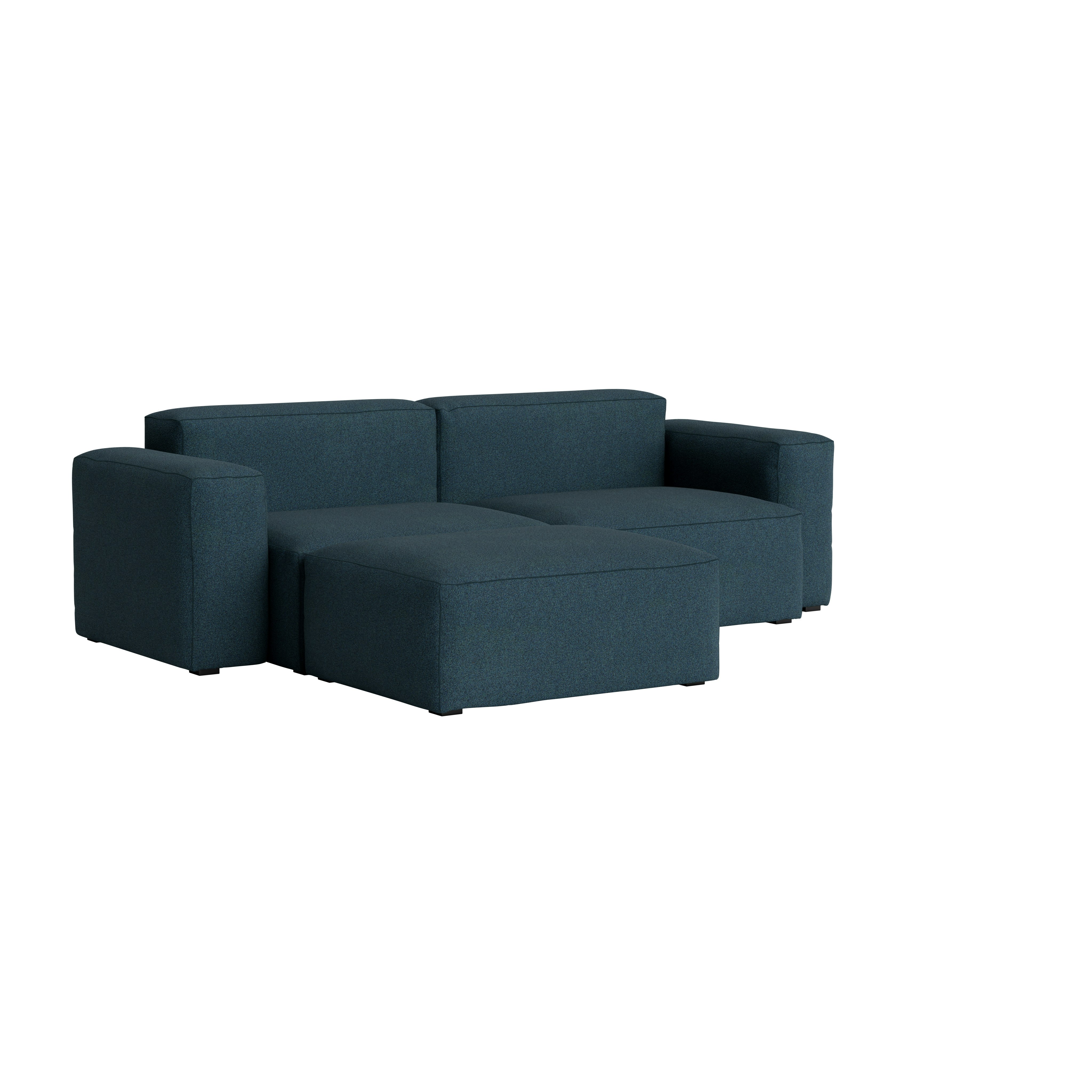 Mags Soft Low Modular Sectional - Pecora, Blue