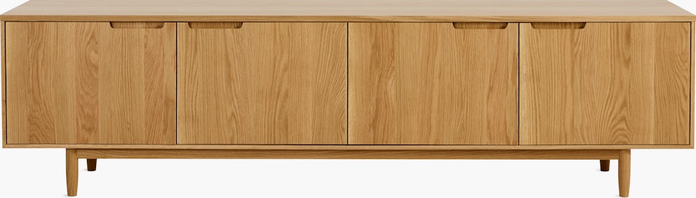 Raleigh Media Unit - 82",  Oak"