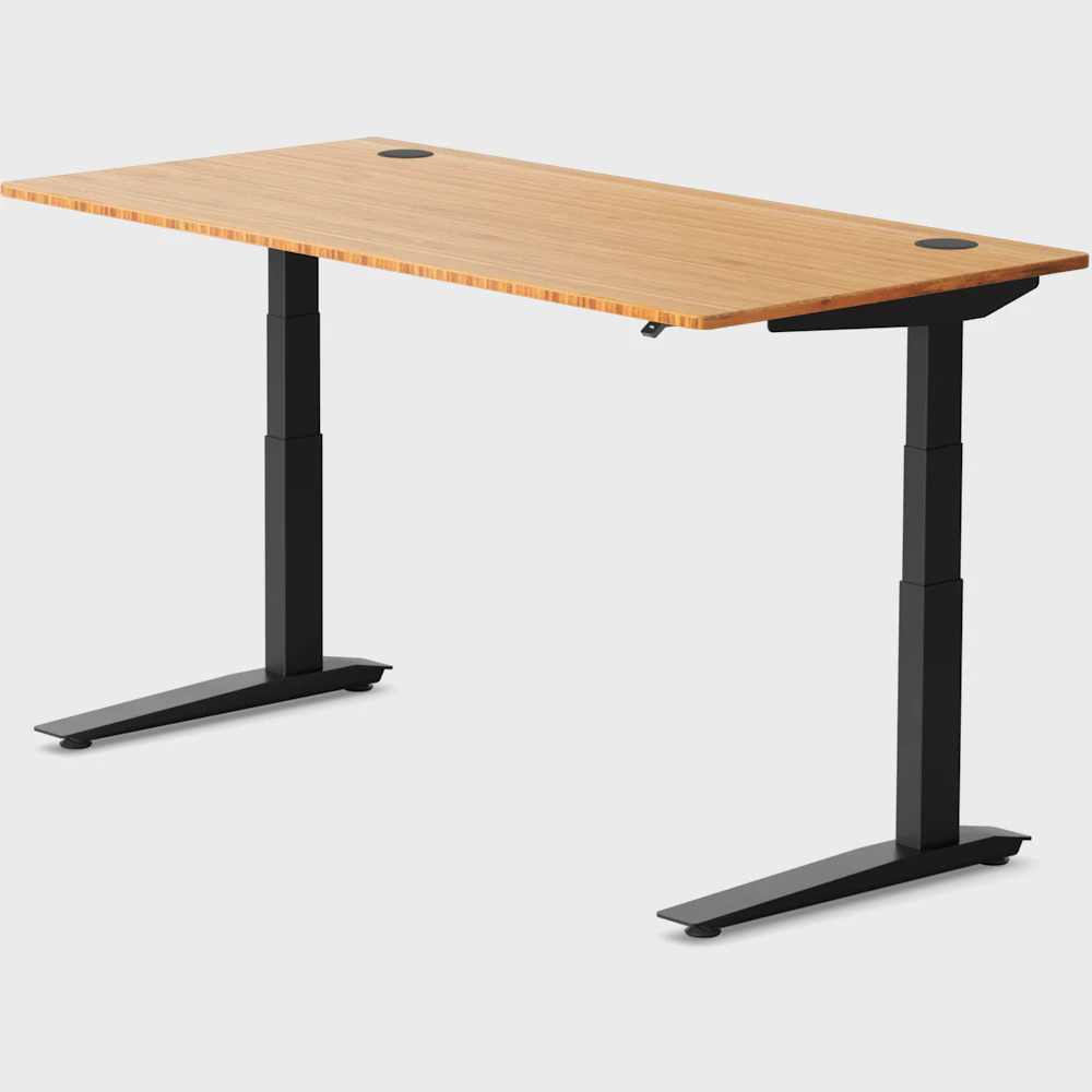 Jarvis Bamboo Standing Desk, Rectangle – Herman Miller