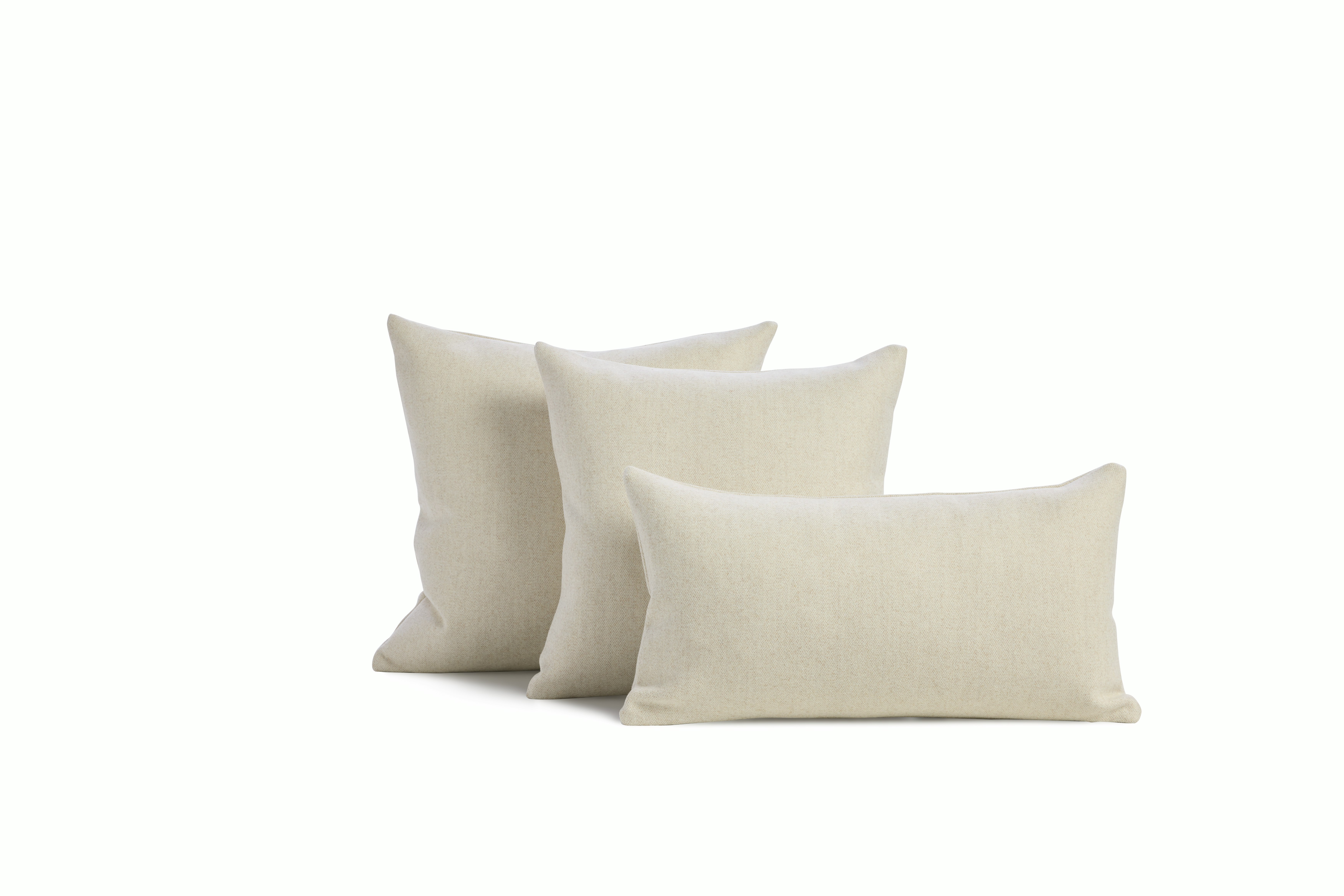 Pecora Pillow - 12x22",  Oblong,  Cream"