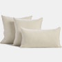 Pecora Pillow - 12x22",  Oblong,  Cream"