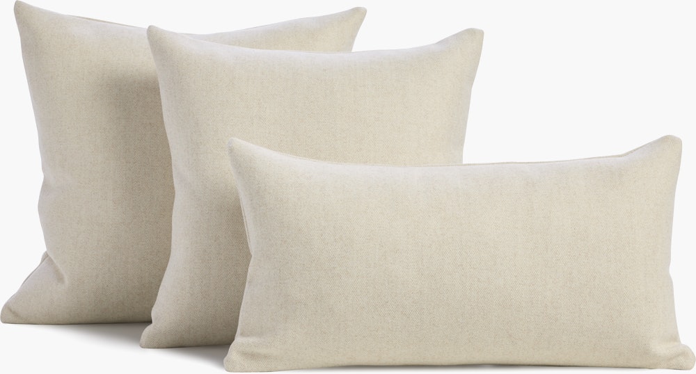 Pecora Pillow - 12x22",  Oblong,  Cream"