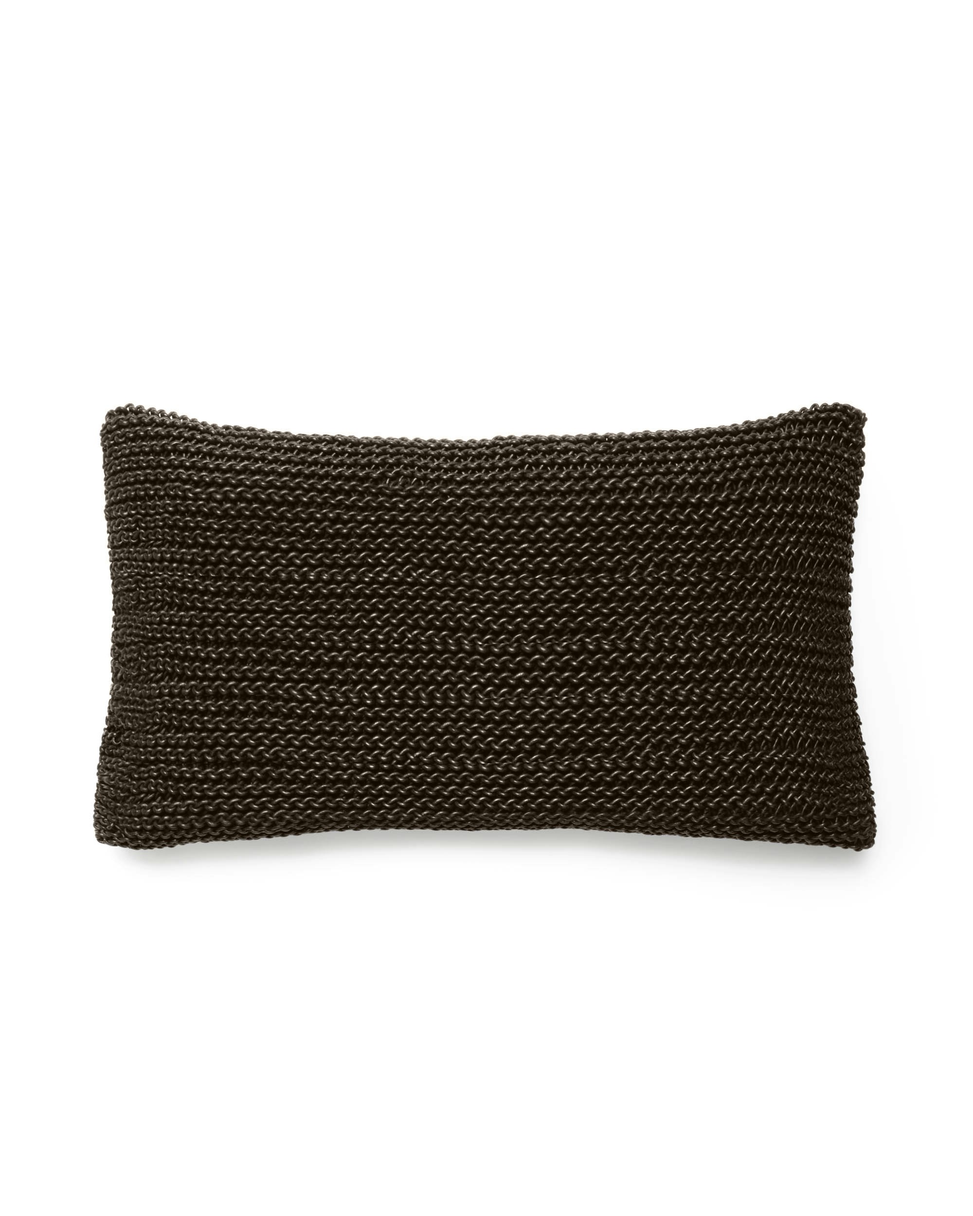 The Signature Leather Pillow - 12inch x 22inch, Brown