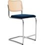 Cesca Stool With Upholstered Seat Pad Cesca Stool With Upholstered Seat Pad