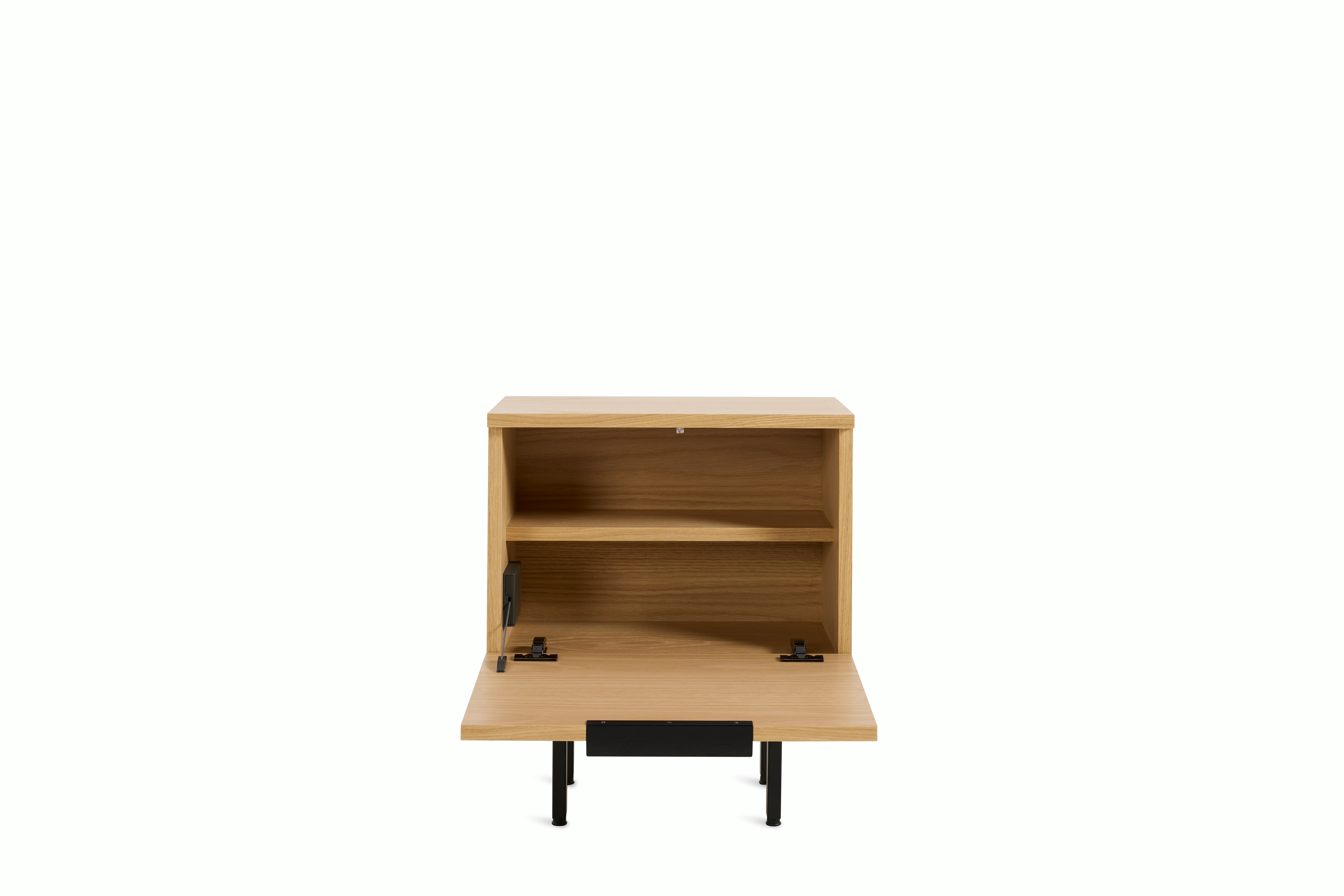 Elemental Bedside Table - white-oak