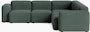 Mags SL Corner Sectional - Right, Pecora, Green
