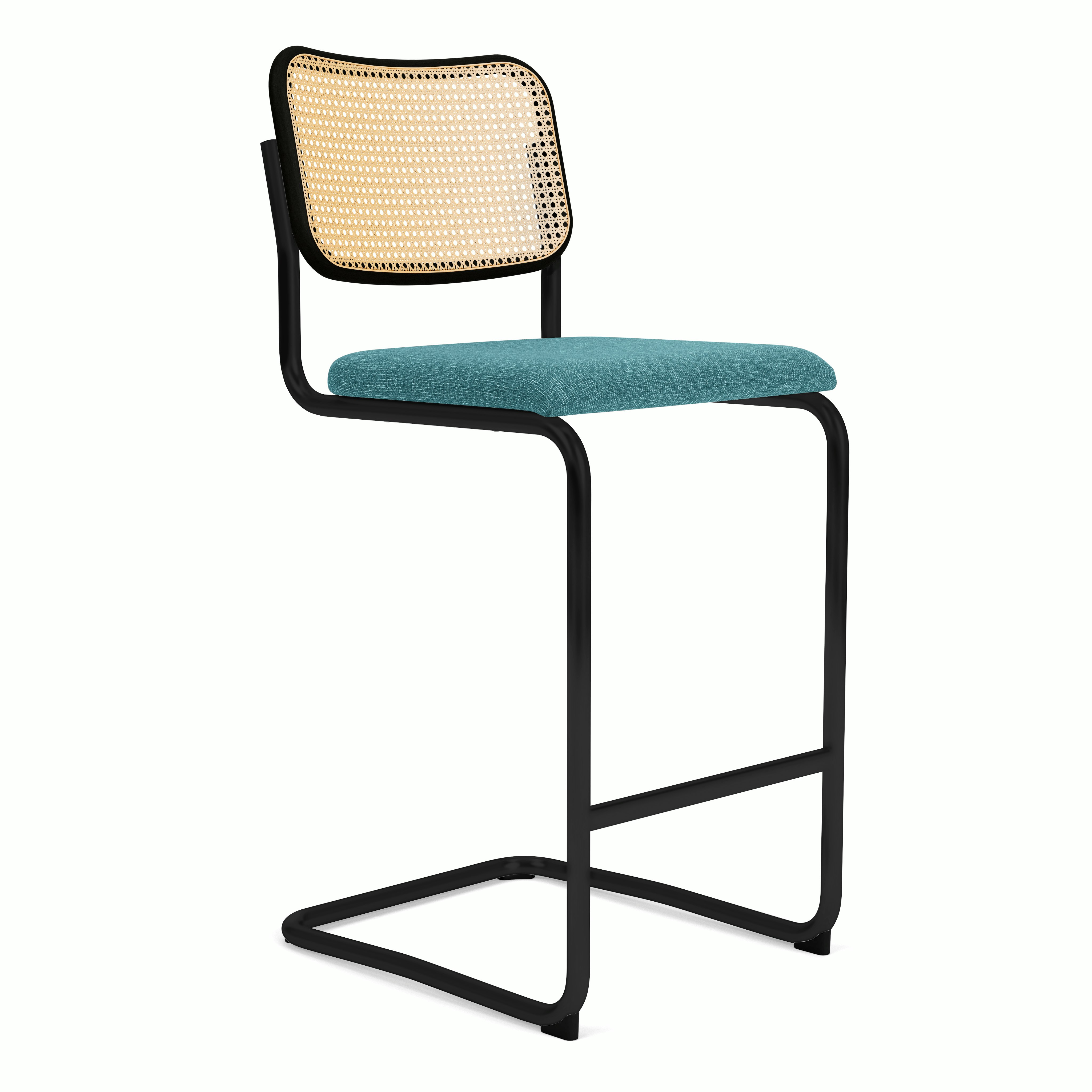 Cesca Stool With Upholstered Seat Pad