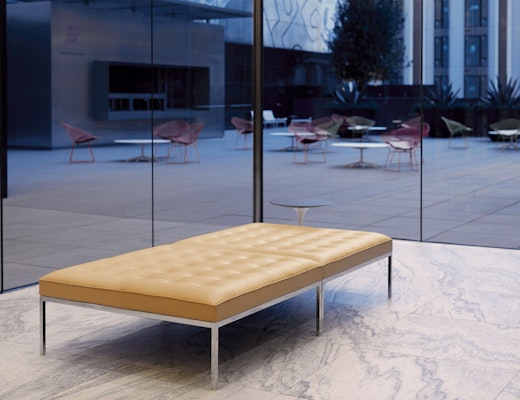 Florence Knoll Relaxed Benches florence knoll relaxed benches small square bench saarinen side table lobby shared spaces community