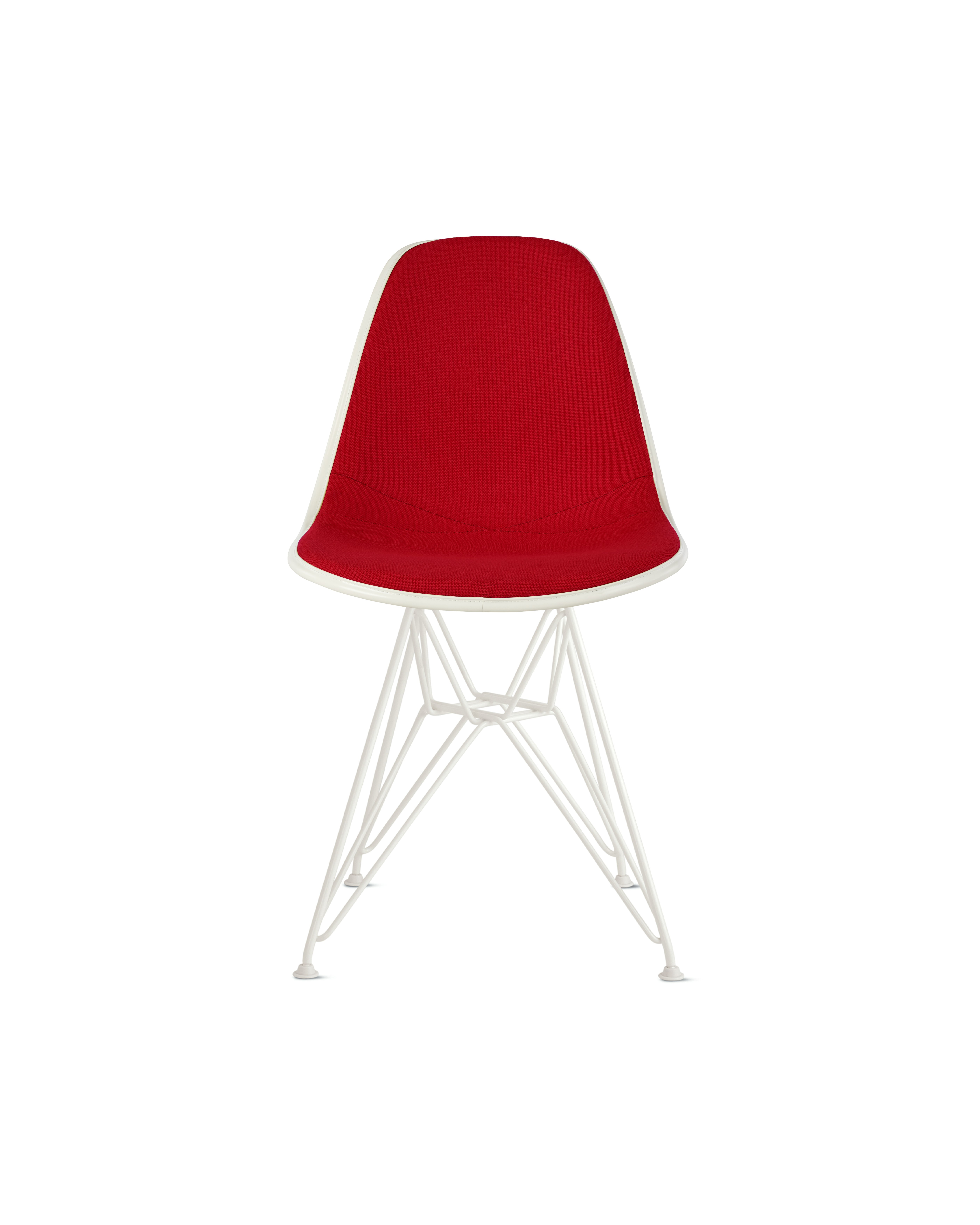 Eames Upholstered Molded Plastic Side Chair