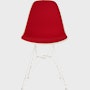 Eames Upholstered Molded Plastic Side Chair