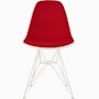 Eames Upholstered Molded Plastic Side Chair Eames Upholstered Molded Plastic Side Chair