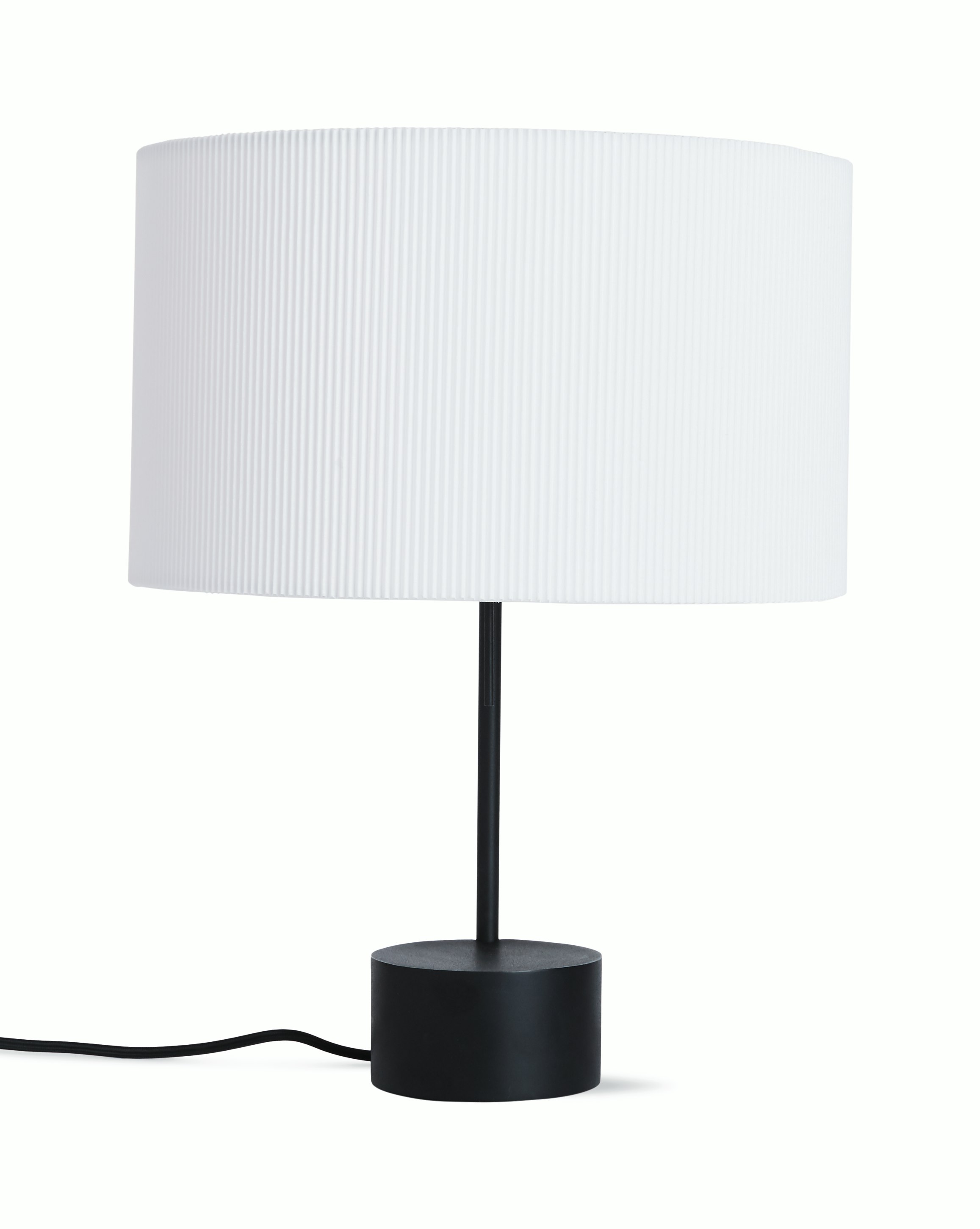 Pleat Drum Table Lamp