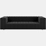 Rapport Sofa 3 Seater in Pecora Basalt with Ash Legs