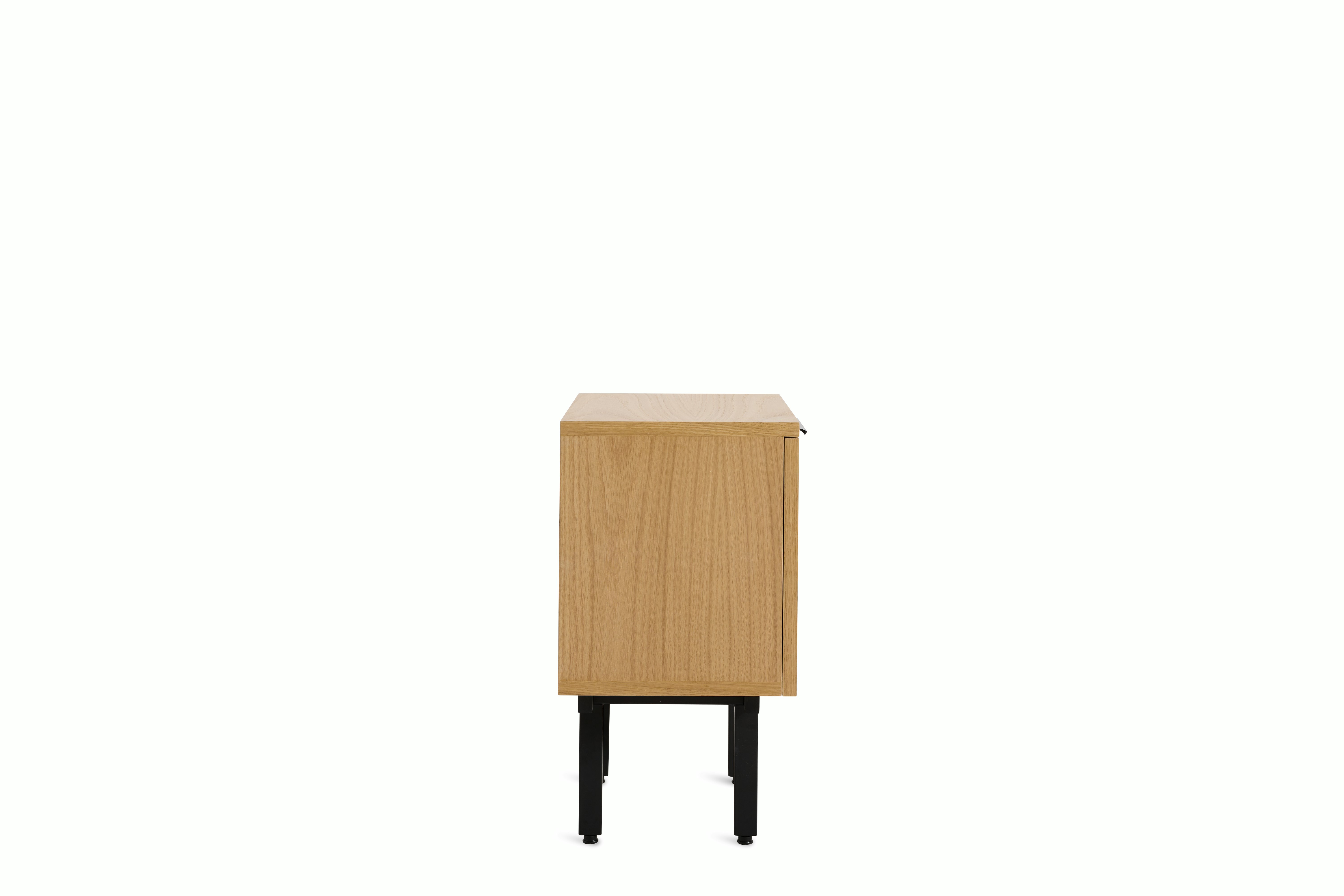 Elemental Bedside Table - white-oak
