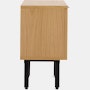 Elemental Bedside Table - white-oak