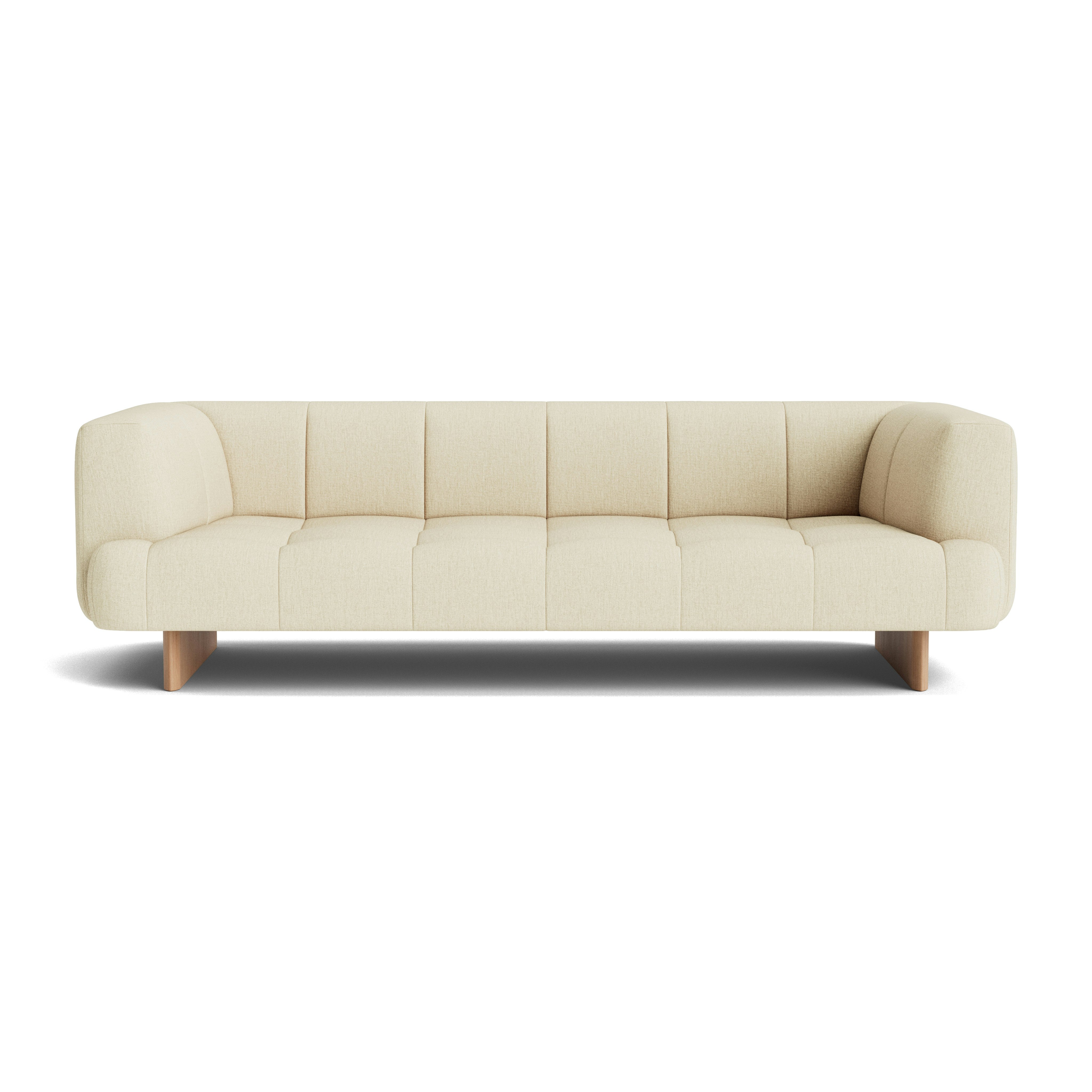 Quilton Lift Sofa - 3-Seat Sofa, Metaphor, Amandine, Lacquered Oak