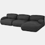 Luva Modular 3 Seat Sectional  - Right