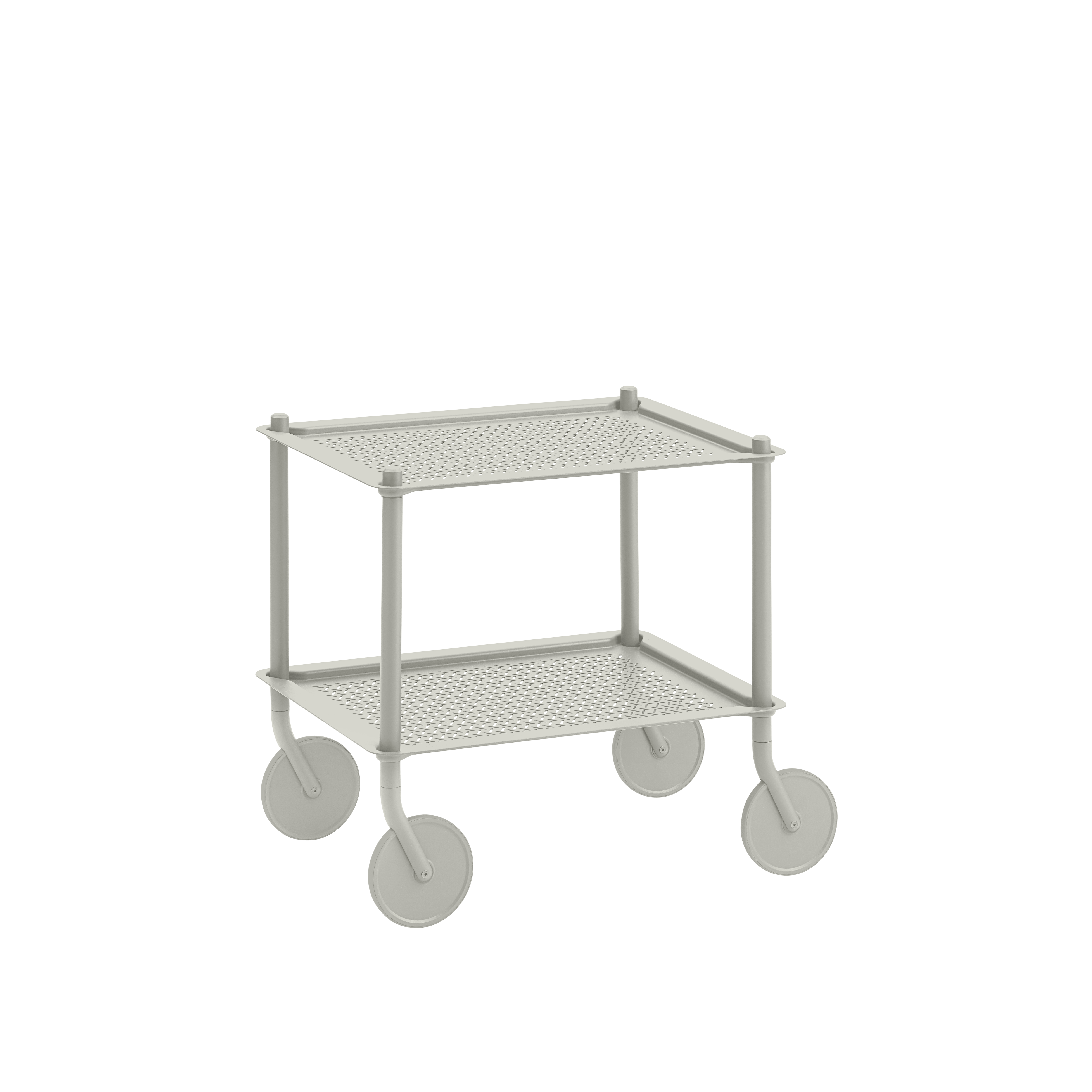 Flow Trolley - Two Shelves, Grey
