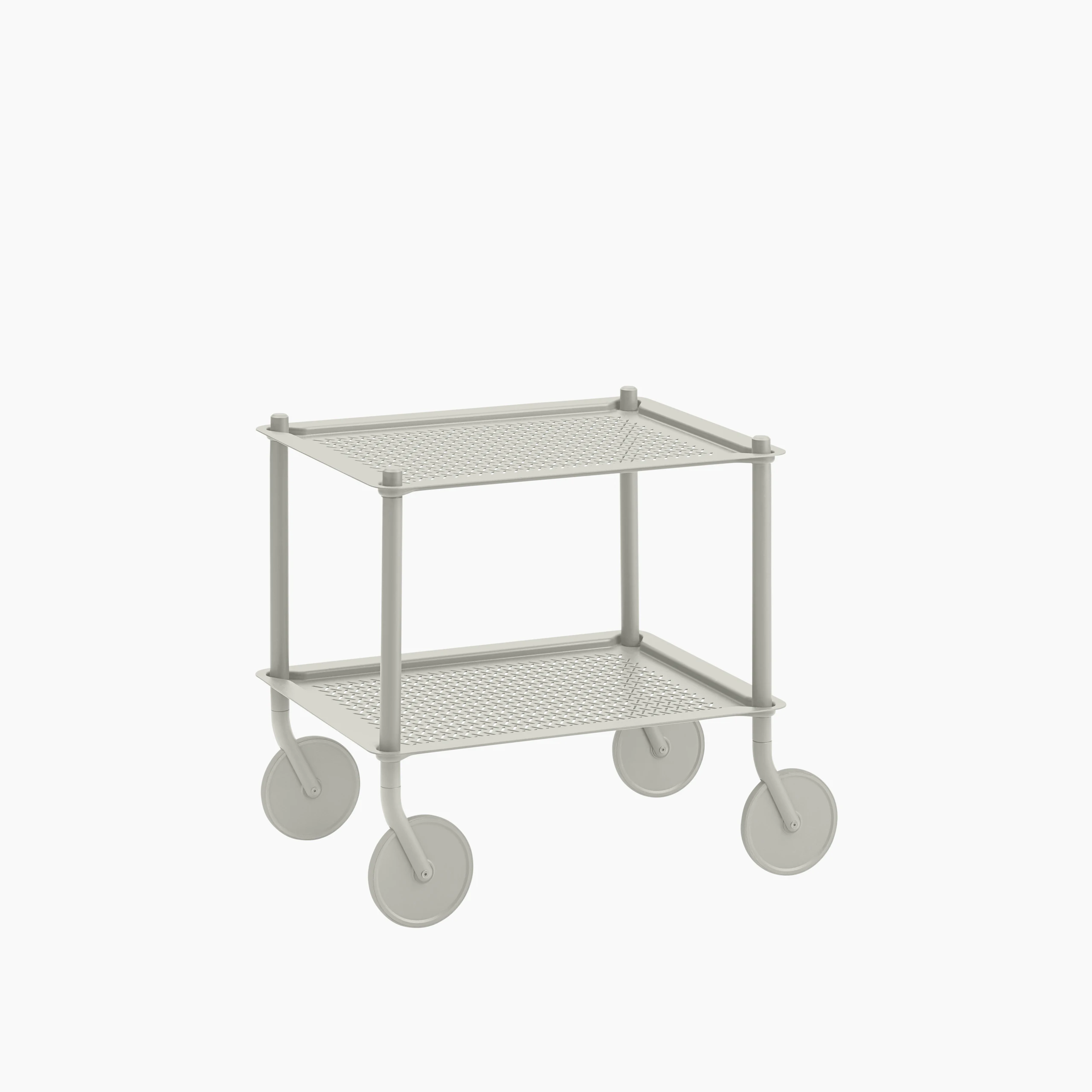 Flow Trolley - Two Shelves, Grey