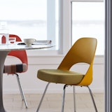 Saarinen Armless Executive Plastic Back Chair