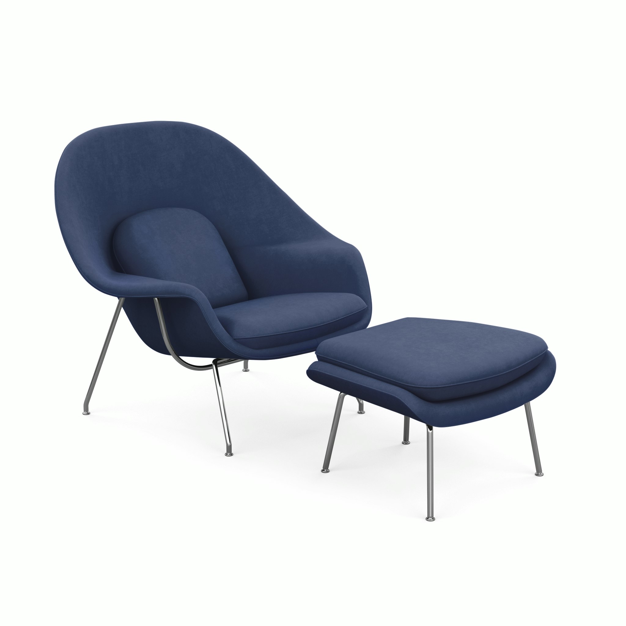 Womb Chair and Ottoman