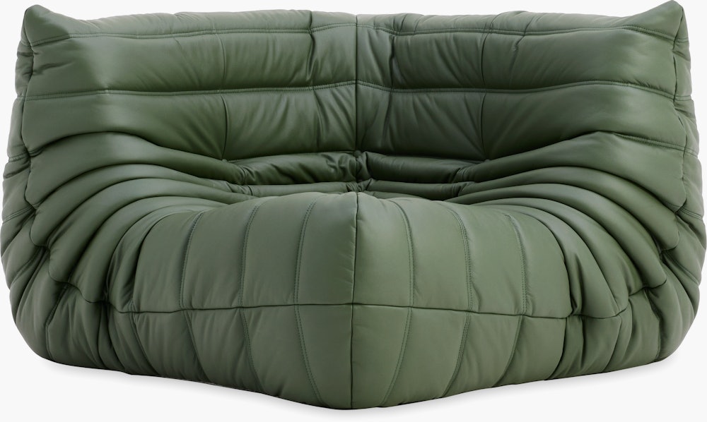 TOGO Corner Seat - Opera Leather,  olive