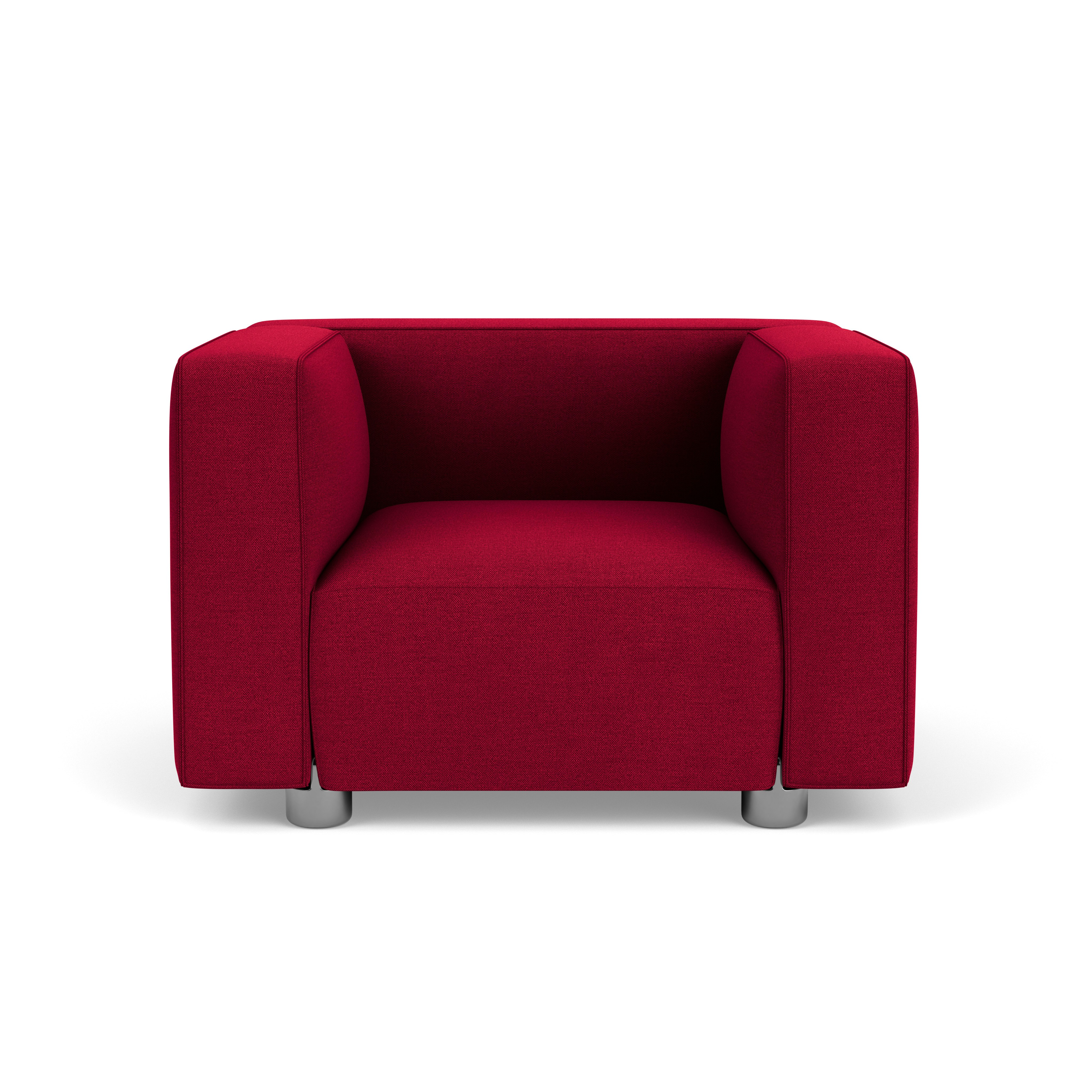 Barber Osgerby Armchair -  Chrome,  Hourglass,  Flame