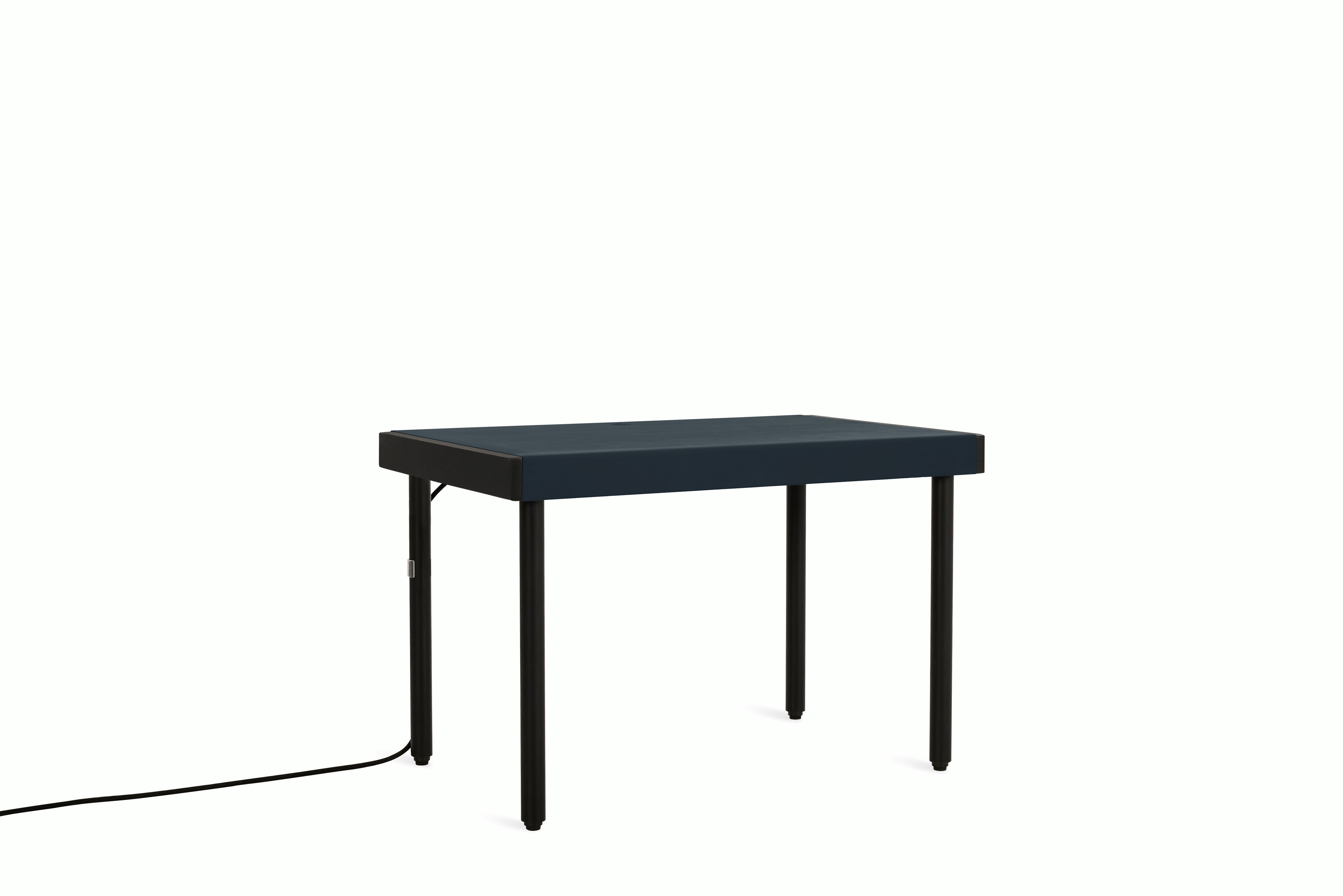 Leatherwrap Sit-to-Stand Desk