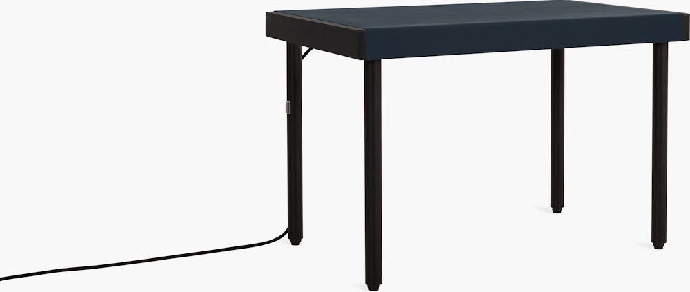 Leatherwrap Sit-to-Stand Desk