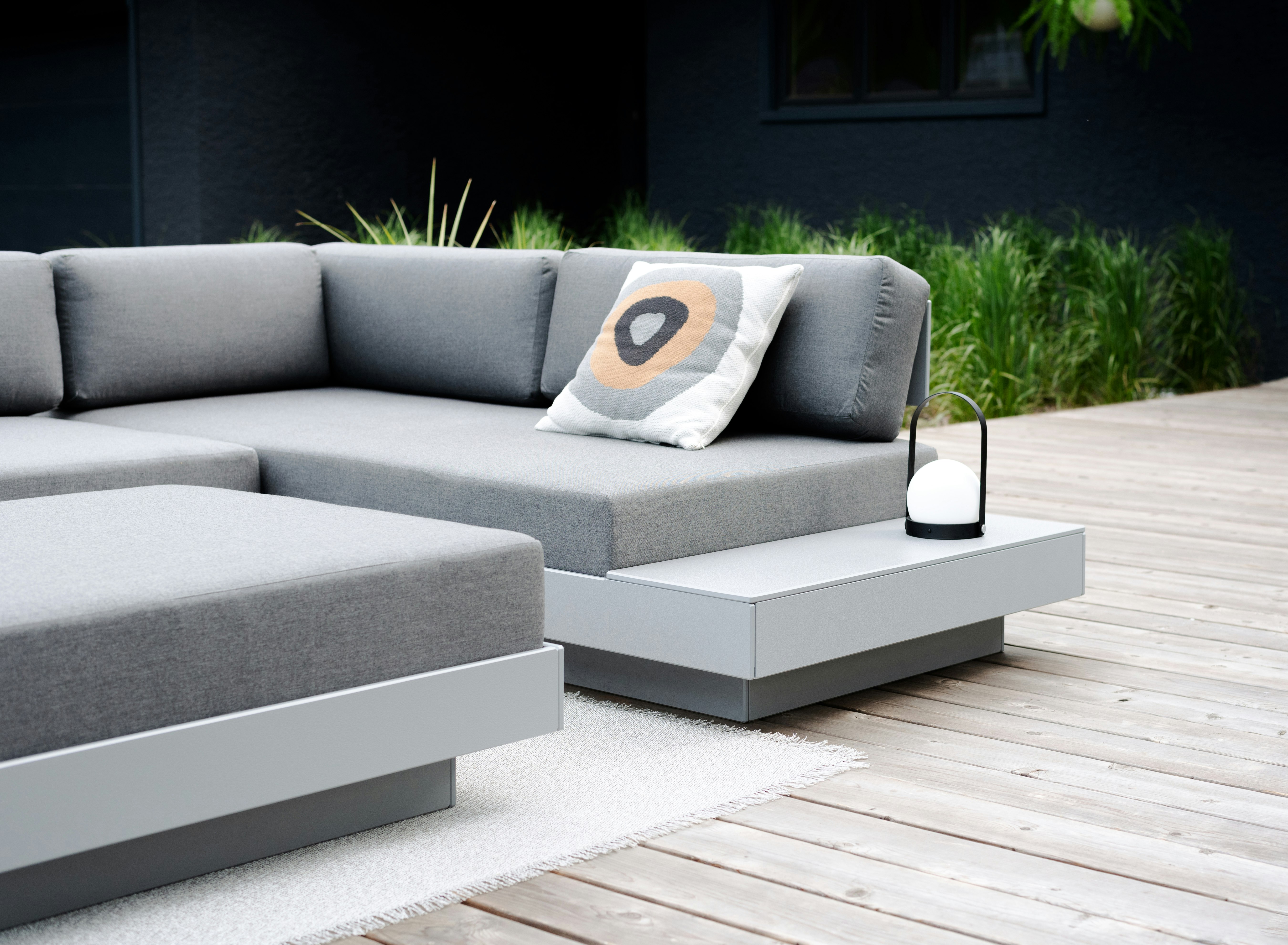 Platform One Sofa with Tables