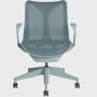 Cosm Task Chair Low Back Fixed Arm