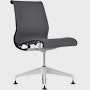 Setu Fixed Side Chair, Armless