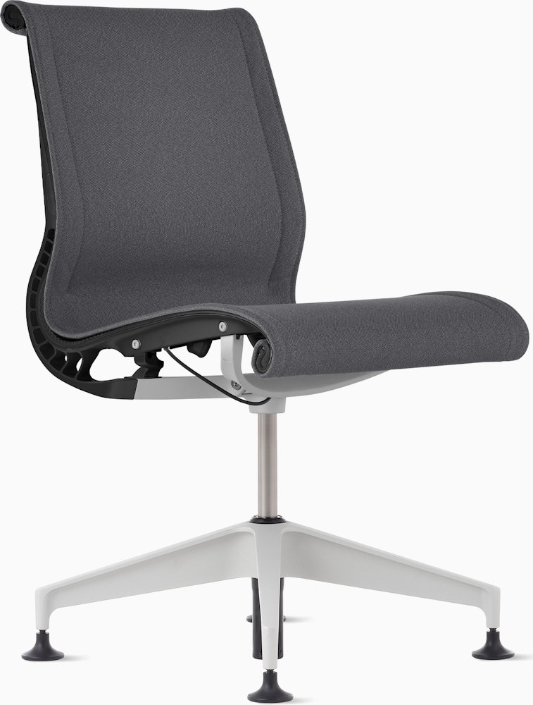 Setu Fixed Side Chair, Armless
